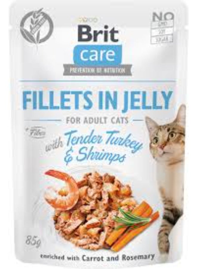 Brit wet food with shrimp for cats 85g